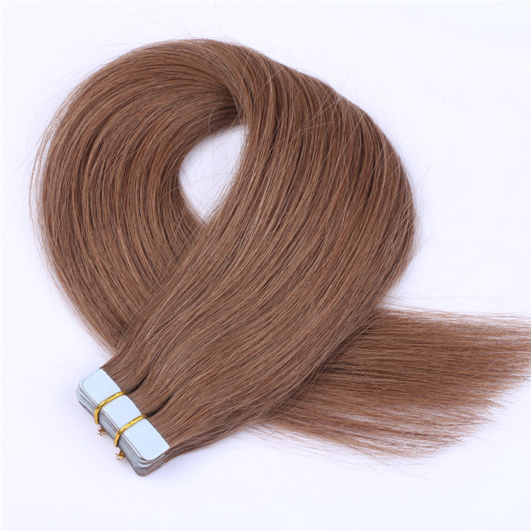 China double drawn remy tape in hair extensions factory QM013